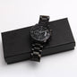 Customize Engraved Black Chronograph WatchCustomize Engraved Black Chronograph Watch