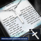 Personalized Stainless Steel Cross NecklacePersonalized Stainless Steel Cross Necklace
