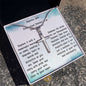 Personalized Stainless Steel Cross NecklacePersonalized Stainless Steel Cross Necklace