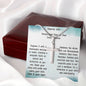 Personalized Stainless Steel Cross NecklacePersonalized Stainless Steel Cross Necklace
