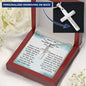 Personalized Stainless Steel Cross NecklacePersonalized Stainless Steel Cross Necklace
