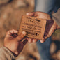 To My Beloved Dad Leather Wallet