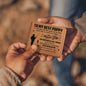 To My Best Poppy Leather Wallet