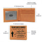 To My Best Poppy Leather Wallet