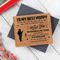 To My Best Poppy Leather Wallet