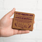 To My Amazing Son Leather wallet