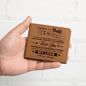 To My Beloved Dad Leather Wallet