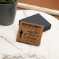 To My Best Poppy Leather Wallet