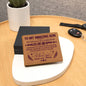 To My Amazing Son Leather wallet