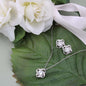 To My Wife - Love Knot Earring & Necklace SetWife - Love Knot Earring & Necklace Set