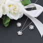 To My Wife - Love Knot Earring & Necklace SetWife - Love Knot Earring & Necklace Set