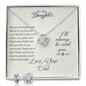 Love Knot Earring & Necklace SetLove Knot Earring & Necklace Set