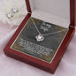 To My Wife - Love Knot Earring & Necklace SetWife - Love Knot Earring & Necklace Set
