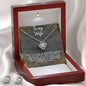To My Wife - Love Knot Earring & Necklace SetWife - Love Knot Earring & Necklace Set