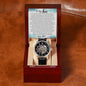 Men's Openwork Watch - To my SonOpenwork Watch -