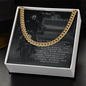 Cuban Link Chain - To DadCuban Link Chain -