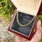 Cuban Link Chain - To DadCuban Link Chain -