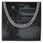 Cuban Link Chain - To DadCuban Link Chain -