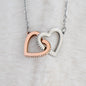 Interlocking Hearts Necklace To My Beautiful MumInterlocking Hearts Necklace