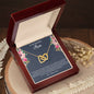 Interlocking Hearts Necklace To My Beautiful MumInterlocking Hearts Necklace