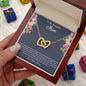 Interlocking Hearts Necklace To My Beautiful MumInterlocking Hearts Necklace