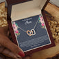 Interlocking Hearts Necklace To My Beautiful MumInterlocking Hearts Necklace