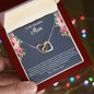 Interlocking Hearts Necklace To My Beautiful MumInterlocking Hearts Necklace