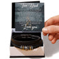 Love You Forever Bracelet - To DadForever Bracelet -