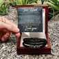 Love You Forever Bracelet - To DadForever Bracelet -