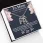 To Mum - Multi Vertical Name NecklaceMum - Multi Vertical