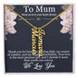 To Mum - Multi Vertical Name NecklaceMum - Multi Vertical