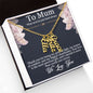 To Mum - Multi Vertical Name NecklaceMum - Multi Vertical