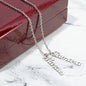 Vertical Name Necklace - To our MumVertical