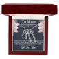 To Mum - Multi Vertical Name NecklaceMum - Multi Vertical