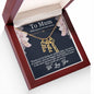 To Mum - Multi Vertical Name NecklaceMum - Multi Vertical