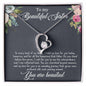 Forever Love Necklace To My SisterForever Love Necklace