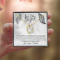 To My Daughter - Forever Love NecklaceDaughter - Forever Love Necklace