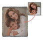 Heirloom Photo Woven Blanket, Personalised blanket gift for Wife, Girlfriend, Soulmate, Birthday, Anniversary and Valentine's day gift.