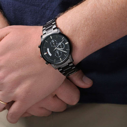 Black Chronograph WatchBlack Chronograph Watch