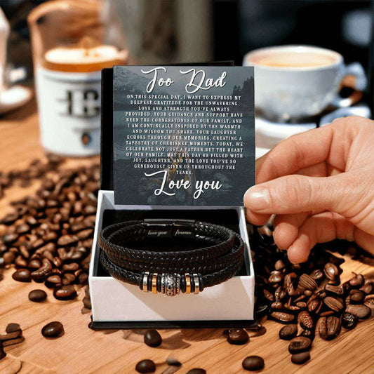 Love You Forever Bracelet - To DadForever Bracelet -